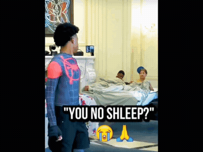 Man In Spiderman Costume Says You No Shlep GIF