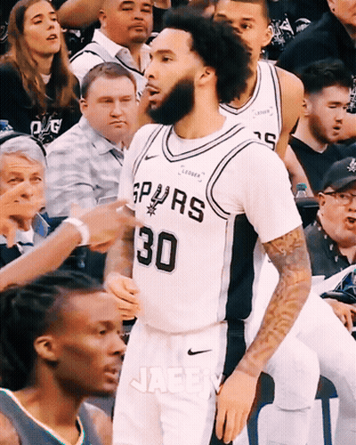 Man in Spurs Jersey Number 30