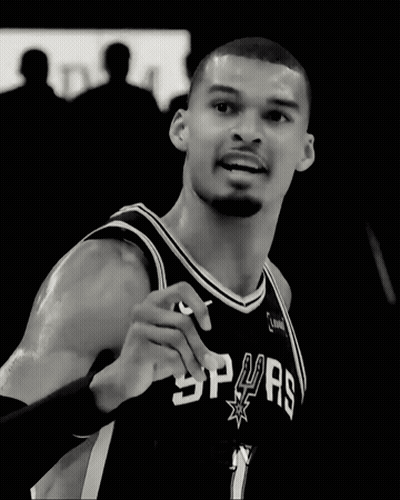 Man In Spurs Jersey Pointing GIF