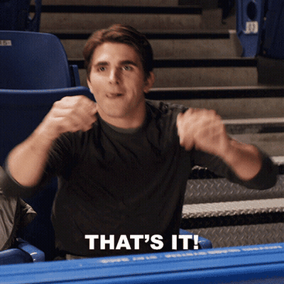 Man In Stadium Saying That's It GIF