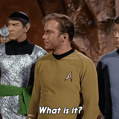 Man In Star Trek Uniform Asking What Is It GIF