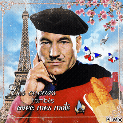 Man In Star Trek Uniform Les Coeurs Tombes Avec Mes Mots GIF