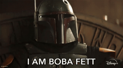 Man In Star Wars Costume Running Past Star Wars Weekends Sign GIF