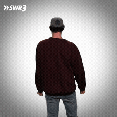 Man In Star Wars Hat At SWR3 Sign GIF