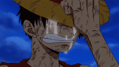 Man in Straw Hat Crying