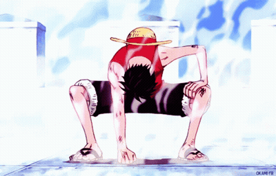 Man In Straw Hat Kneeling Before Okami Fr Sign GIF
