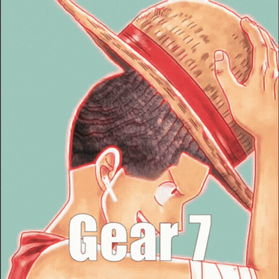 Man In Straw Hat Saying Gear7 GIF