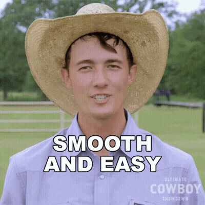 Man In Straw Hat With Smooth And Easy Shirt GIF