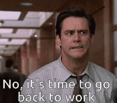 Man In Striped Shirt And Tie Saying No GIF