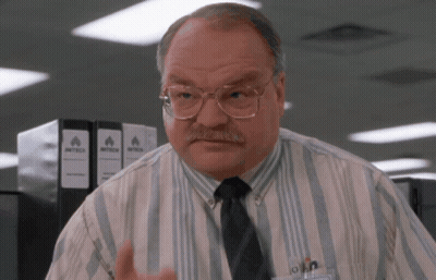 Man In Striped Shirt And Tie With Intech Binders GIF