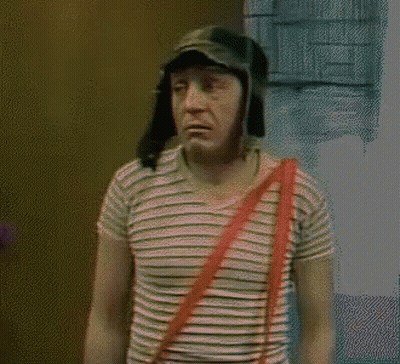 Man In Striped Shirt, Hat, And Red Waist Strap GIF