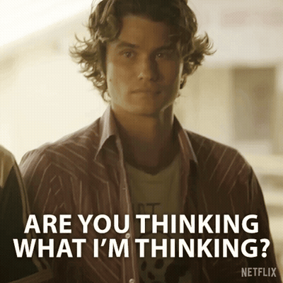 Man In Striped Shirt Saying Are You Thinking What I'm Thinking Netflix GIF