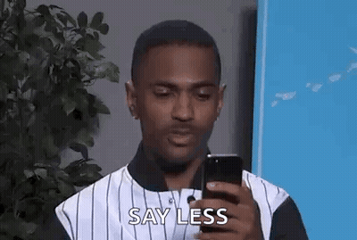 Man In Striped Shirt Saying Say Less GIF