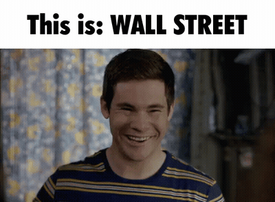 Man In Striped Shirt Saying This Is Wall Street GIF