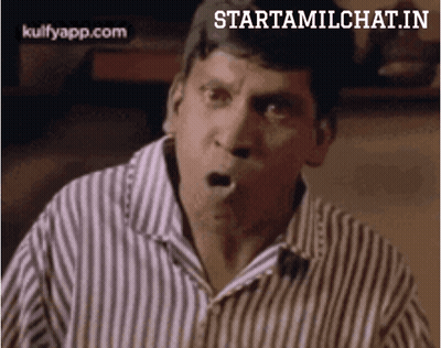 Man In Striped Shirt Surprised GIF
