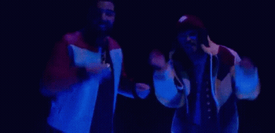 Man In Striped Shirt Talking To Woman GIF
