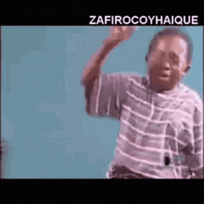 Man In Striped Shirt Waving GIF