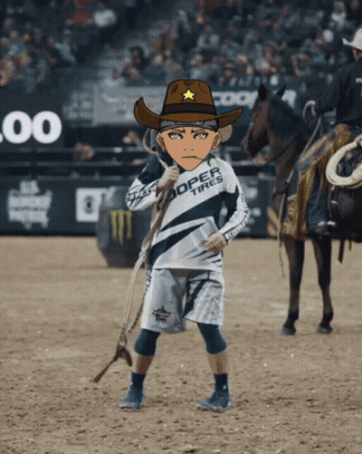 Man In Striped Shirt With Rooster Oh Courtois GIF