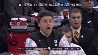 Man In Striped Vest With Number 0 GIF