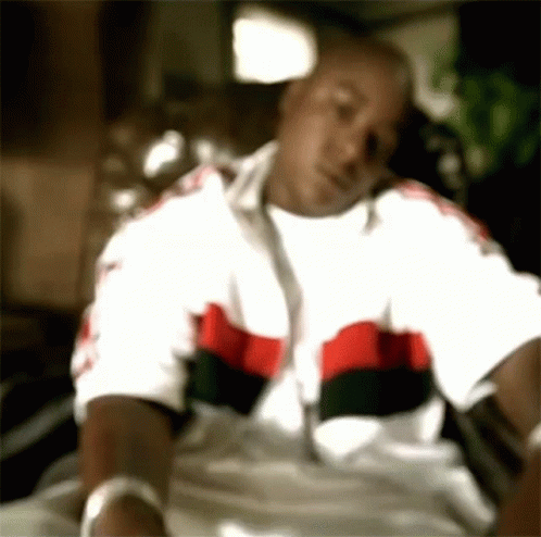 Man In Striped White Shirt GIF