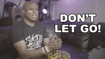 Man In Suicide Sucks Shirt Saying Don't Let Go GIF