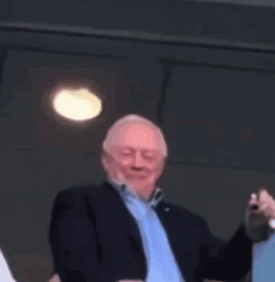 Man In Suit And Blue Shirt Pointing GIF