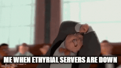 Man In Suit And Bow Tie Making Funny Face Me When Ethereal Servers Are Down GIF