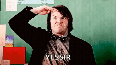 Man In Suit And Bow Tie Saluting GIF
