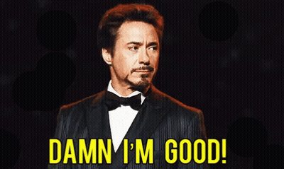 Man In Suit And Bow Tie Saying Damn I'm Good GIF