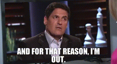 Man In Suit And For That Reason I'm Out GIF