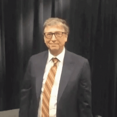 Man In Suit And Glasses Arms Outstretched GIF