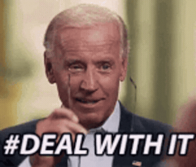 Man In Suit And Glasses Pointing Saying Deal With It GIF