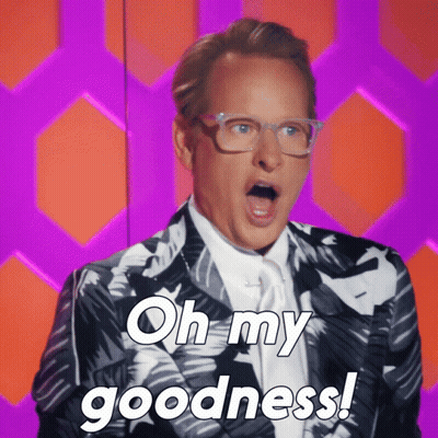 Man In Suit And Glasses Says Oh My Goodness GIF