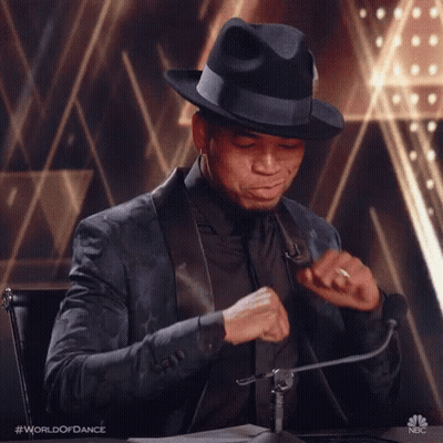 Man In Suit And Hat At Microphone #WorldOfDance GIF