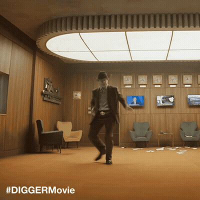Man In Suit And Hat Dancing #Diggermovie GIF
