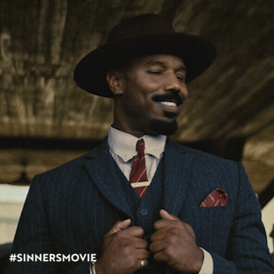 Man In Suit And Hat Smiling GIF