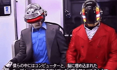 Man In Suit And Red Jacket On Subway With SF Sign GIF