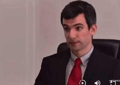 Man In Suit And Red Tie Smiling GIF