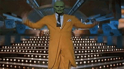 Man In Suit And Sunglasses Dancing On Rooftop GIF