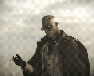 Man In Suit And Sunglasses Holding Cigarette GIF