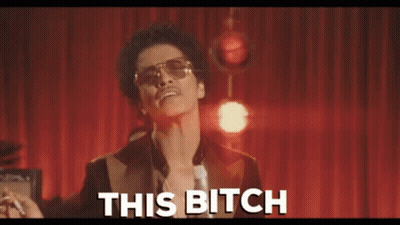 Man In Suit And Sunglasses Saying This Bitch GIF