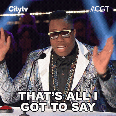 Man In Suit And Sunglasses Says That's All I Got To Say GIF