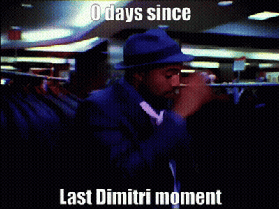 Man In Suit And Tie 0 Days Since Last Dinitri Moment GIF