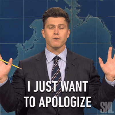 Man In Suit And Tie Apologizing GIF