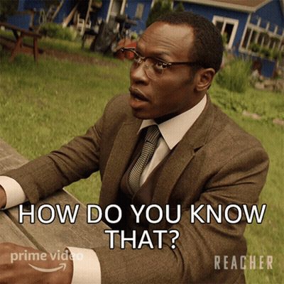 Man In Suit And Tie Asking How Do You Know GIF