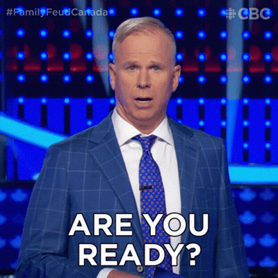 Man In Suit And Tie Asking If He Is Ready GIF
