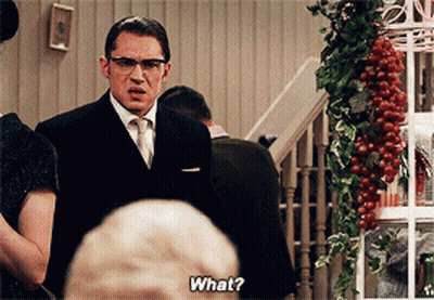 Man In Suit And Tie Asks What GIF