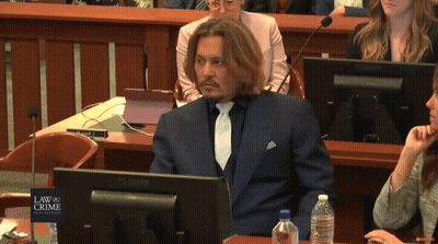 Man In Suit And Tie At Computer Saying Law Of Crime GIF