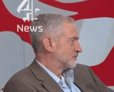 Man In Suit And Tie At News Sign GIF