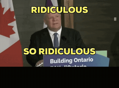 Man In Suit And Tie At Podium Saying Ridiculous So Ridiculous GIF